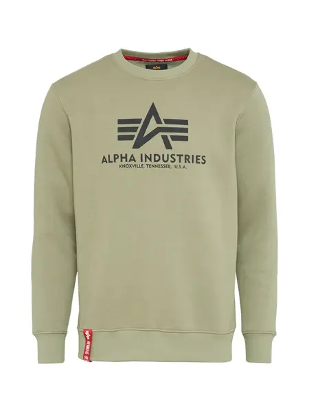 ALPHA INDUSTRIES Mikina  farby bahna / olivová