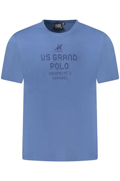 Pánske tričko US Grand Polo modré