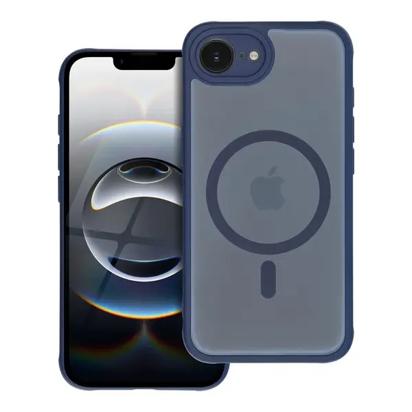 FULL MATTE MAG COVER case compatible with MagSafe for IPHONE 17 blue