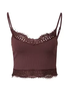 A LOT LESS Top 'Joelle'  hnedá