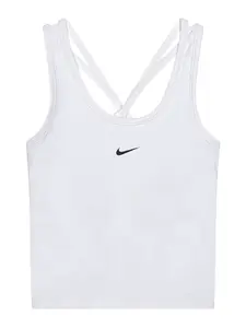 NIKE Športový top 'ONE'  čierna / biela