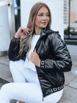 Černá prošívaná bunda Dstreet
