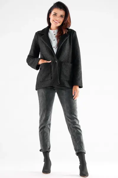 Awama Woman's Coat A545 Black