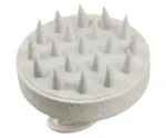 Silikonový masážní kartáč na pokožku hlavy Hairway Organica Silicone Head Massage Brush - béžový (08093-20)