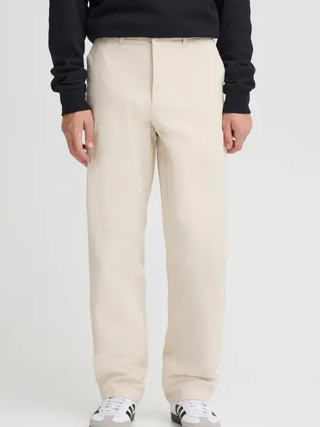 !Solid Chino nohavice 'SDTATE LIAM'  biela