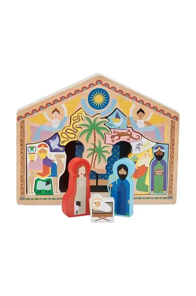 &k amsterdam  Drevené puzzle - betlehem  The Crib