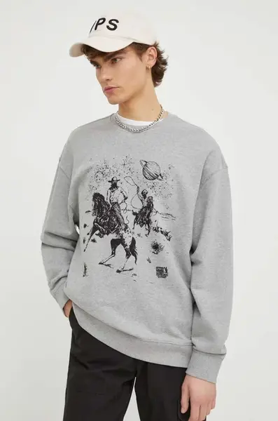 Levi's mikina pánska s bavlnou RELAXD GRAPHIC CREW