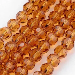 Transparent Glass Bead Strands