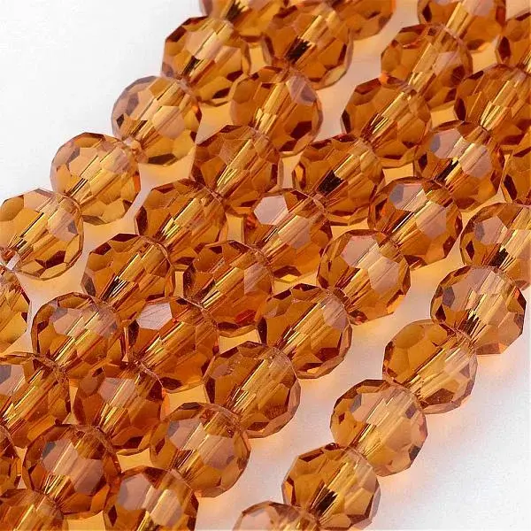 Transparent Glass Bead Strands