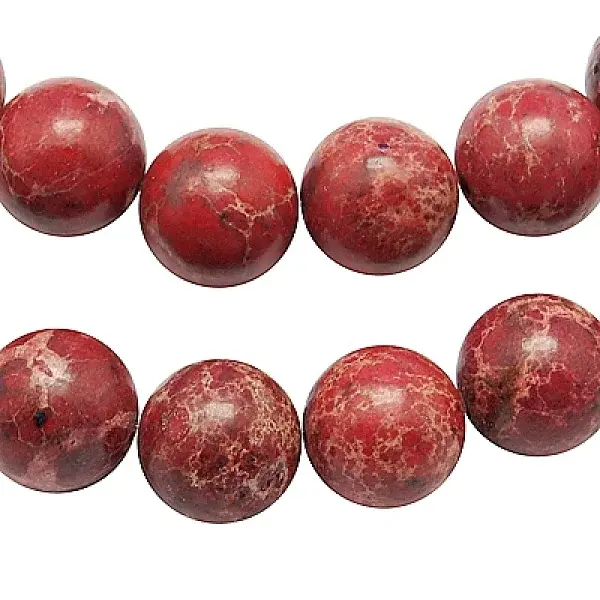 Synthetic Imperial Jasper Beads Strands
