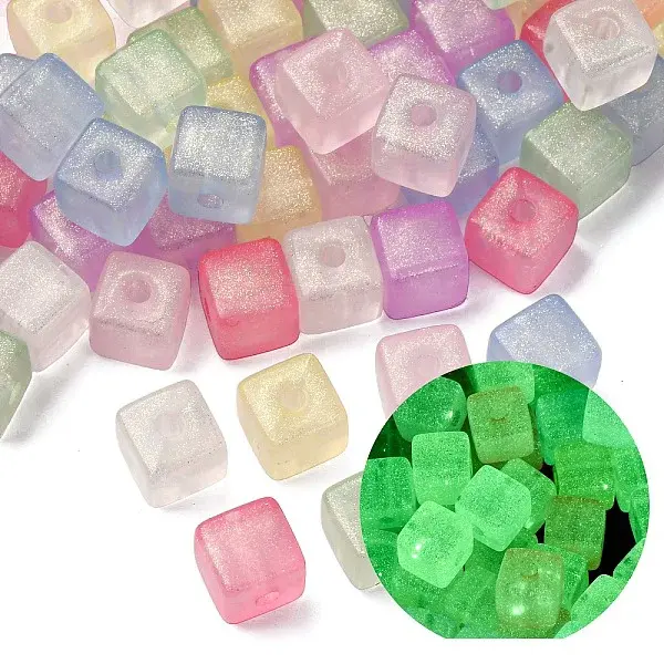 Luminous Opaque Acrylic Beads