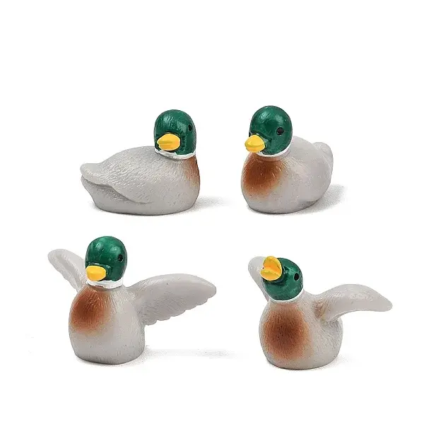 Resin Duck Miniature Figurines