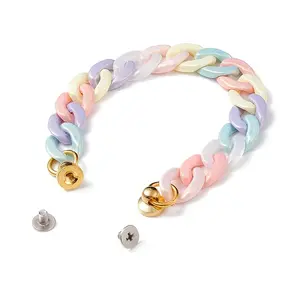 Acrylic Curb Chain for DIY Keychains