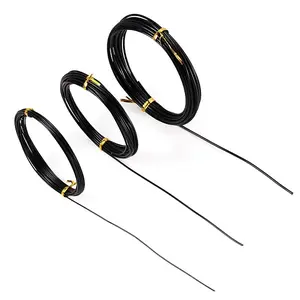 3 Rolls 3 Styles Round Aluminum Wire
