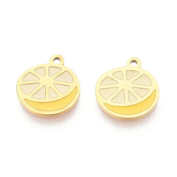 304 Stainless Steel Enamel Charms
