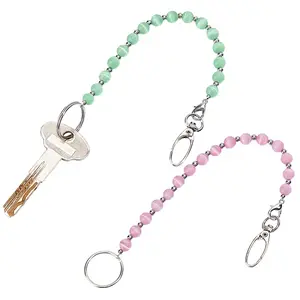 Cat Eye Beads Keychain