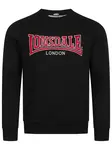 LONSDALE Mikina 'Berger LP181'  červená / čierna / biela