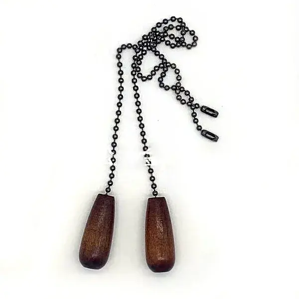 Natural Wood Teardrop Pendant Decorations