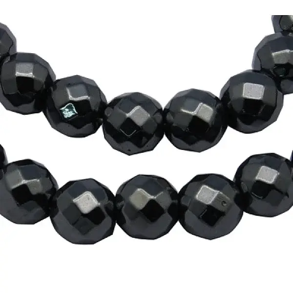 Non-Magnetic Synthetic Hematite Beads Strands