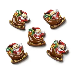 Christmas Opaque Resin Cabochons
