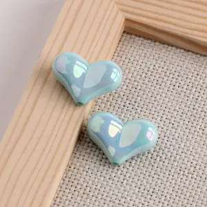 Electroplate Opaque Acrylic Beads