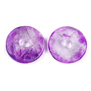 Natural Calcite Dyed Pendants