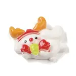 Christmas Rabbit Theme Opaque Resin Decoden Cabochons