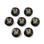 Dyed Black Synthetic Turquoise Beads