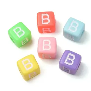 Opaque Acrylic European Beads