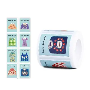 200Pcs Roll Stickers