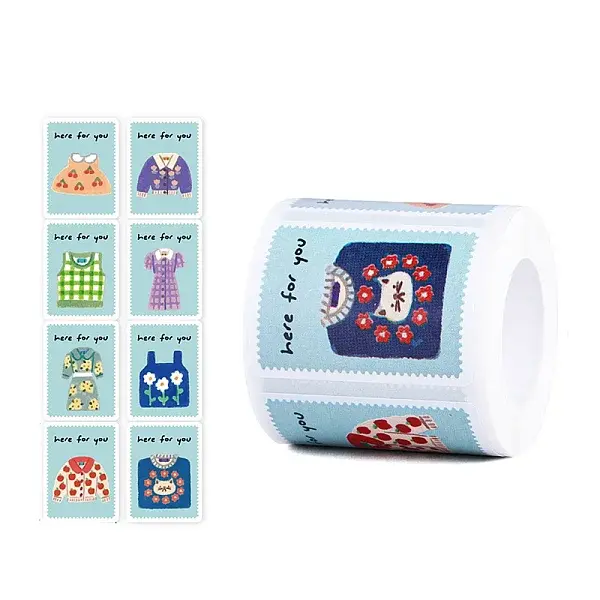 200Pcs Roll Stickers