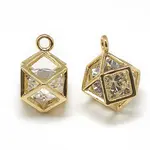 Brass Cubic Zirconia Charms