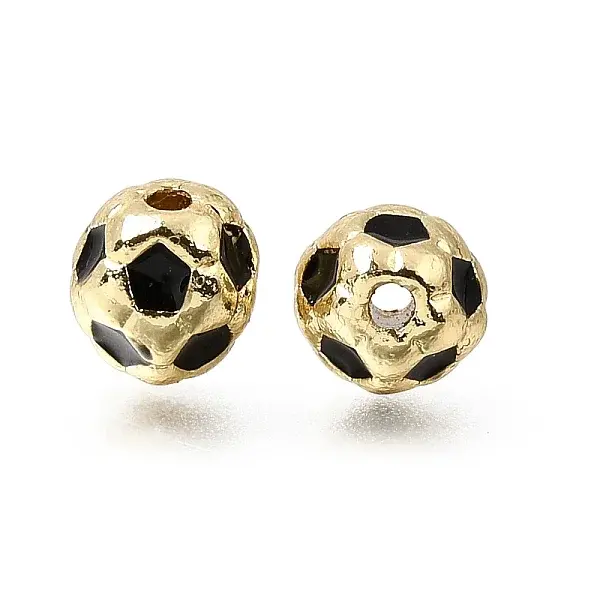 Brass Enamel Beads