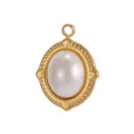 304 Stainless Steel & Shell Pearl Pendants