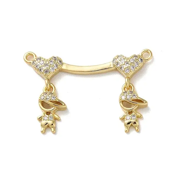 Brass Pave Cubic Zirconia Pendants