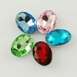 Glass Pointed Back Rhinestone