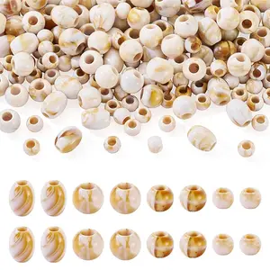 200Pcs Opaque Acrylic European Beads