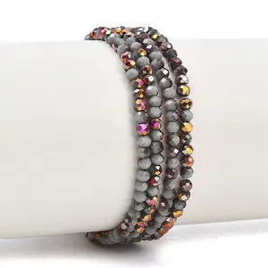 Electroplate Glass Beads Stradns
