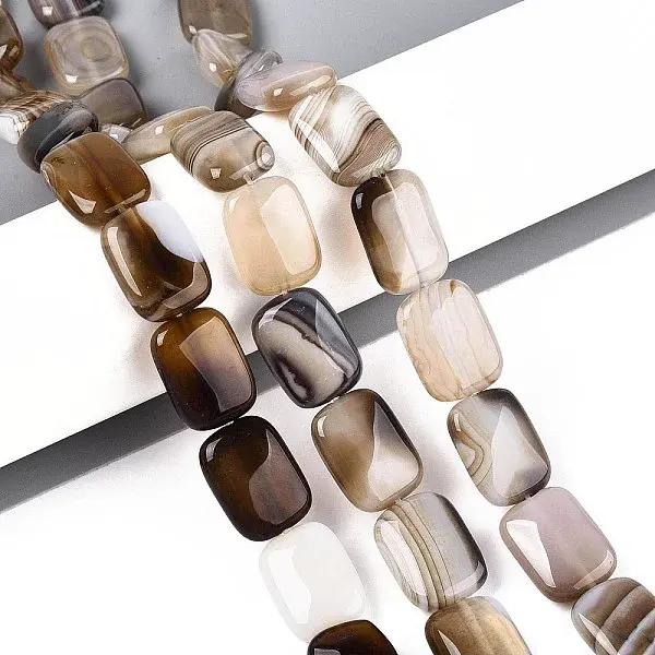 Natural Agate Beads Strands