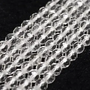 Natural Quartz Crystal Beads Strands