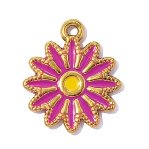 304 Stainless Steel Enamel Pendants