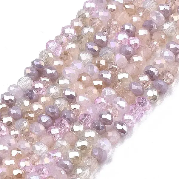 Electroplate Glass Beads Strands