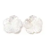 Natural White Shell Carved Cabochons