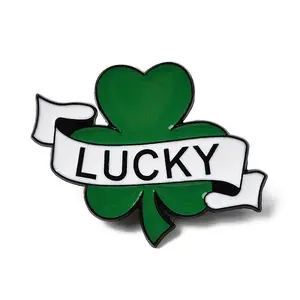 Saint Patrick's Day Alloy Enamel Brooches
