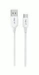 Kabel iPEAX TPU USB-A / USB-C 1M, USB 2.0, bílá