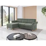 Sit & More ROHOVÁ SEDAČKA, textil, tmavě zelená