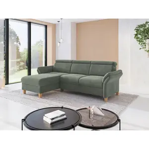 Sit & More ROHOVÁ SEDAČKA, textil, tmavě zelená
