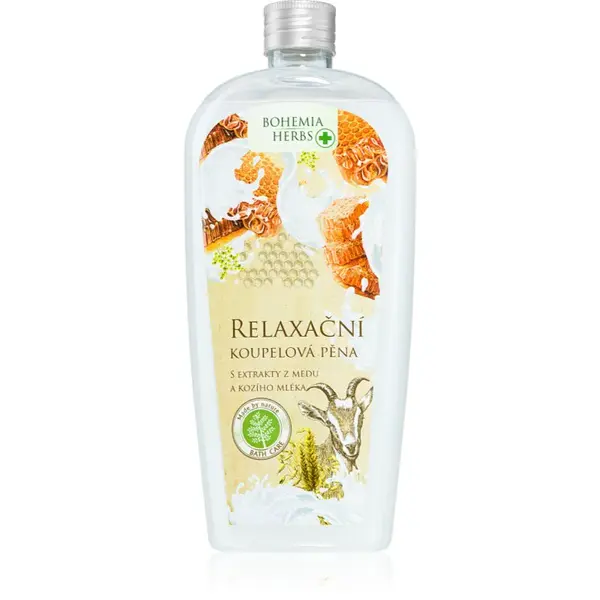 Bohemia Gifts & Cosmetics Bohemia Herbs Honey & Goat Milk koupelová pěna 500 ml