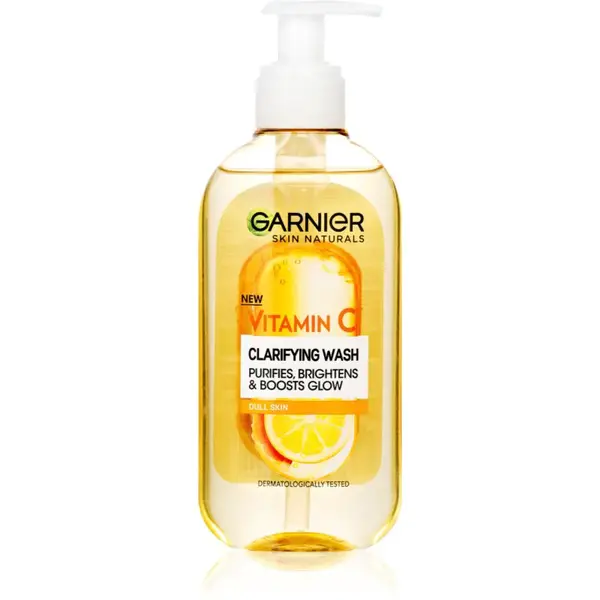Garnier Vitamin C rozjasňující čisticí gel na obličej 200 ml