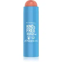 Rimmel Kind & Free multifunkční líčidlo pro oči, rty a tvář odstín 002 Peachy Cheeks 5 g